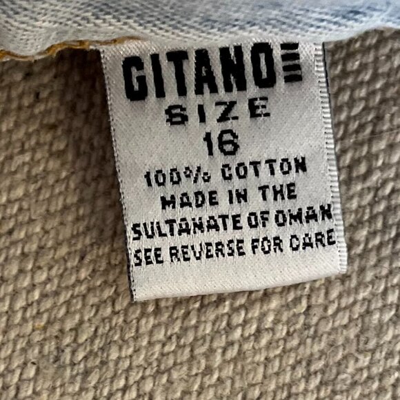 Y2K PS Gitano 90's Vintage High-Rise Mom Jean Shorts Sz 18 - Picture 8 of 9
